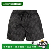 FF图案短裤 1h可退 FXB077A79F 芬迪 男士 香港直邮潮奢 Fendi