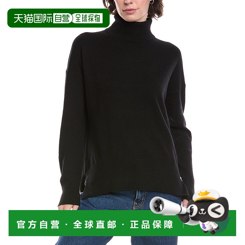 自营Theory Karenia高领羊绒毛衣-黑色 美国奥莱直发