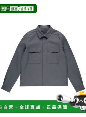 香港直邮RICK OWENS 男士衬衫 RL01D3234TWRP118 SS2024 灰色