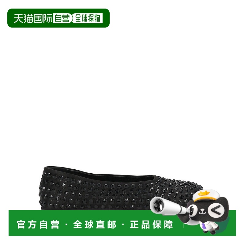 1h可退 香港直邮Dsquared2 二次方 女士 芭蕾舞鞋 black黑色 舒适