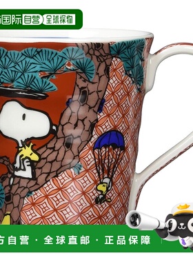 【日本直邮】yamaka山加商店史努比九谷烧马克杯红色图案 SN362-1