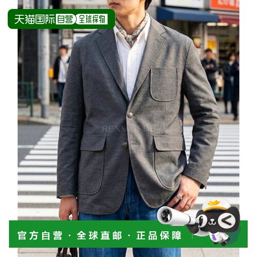 韩国直邮Engineered Garments Ivy Blazer B - 灰色PC Hopsack西