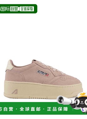 香港直邮AUTRY 女士运动鞋 PTLWUH03 AW2025 棕色 Medalist Platf
