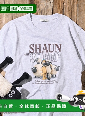 1h可退 日本直邮FREAK'S STORE 女装 Shaun the Sheep联名宽松印T