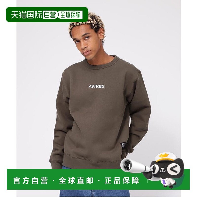 日本直邮AVIREX 标志圆领运动衫 AV1129EM020354卫衣