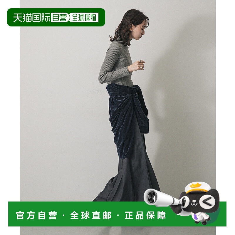 1h可退 日本直邮SENSE OF PLACE 女装 宽松和风褶裥西裤 半拉链设