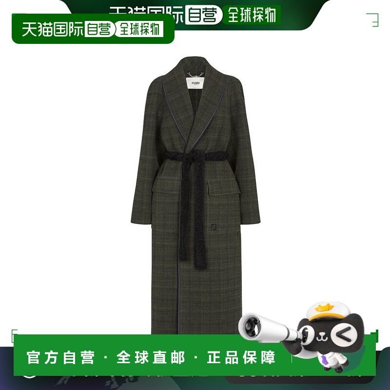 1h可退 香港直邮FENDI 女士外套 FF6040ATB0F0TGC AW2024 黑色