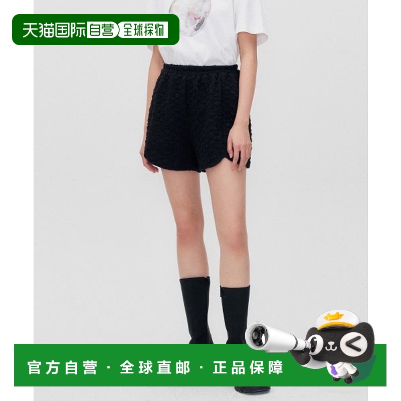 韩国直邮RE RHEE 女士短裤RP2SLO068-0 WRINKLED PULL ON SHORTS