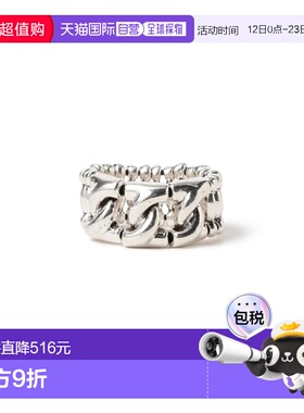 1h可退 日本直邮PHILIPPE AUDIBERT 女士链条戒指 S号 简约金属风