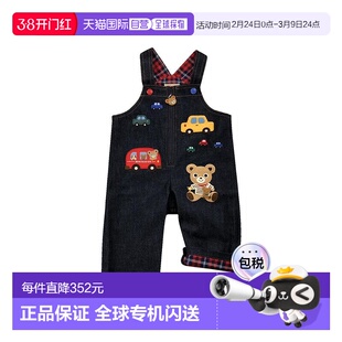 日本直邮日潮 MIKIHOUSE工装裤背带裤 13-3307-571新款牛仔