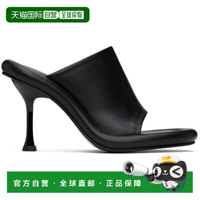 香港直邮J.W. Anderson 女士 黑色 Bumper Tube 凉鞋 ANW38100A17