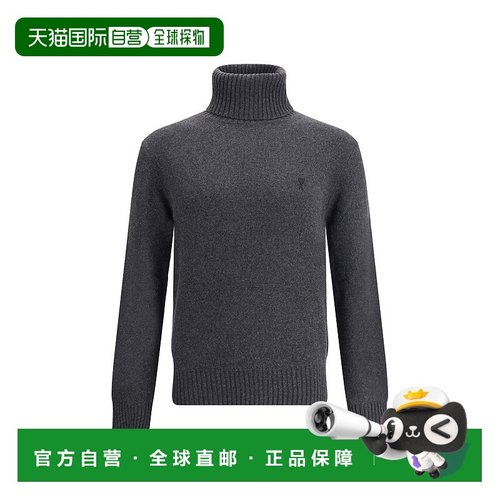 1h可退 香港直邮Ami Paris 男士 Pull Col Roule Ami De Coeur 针