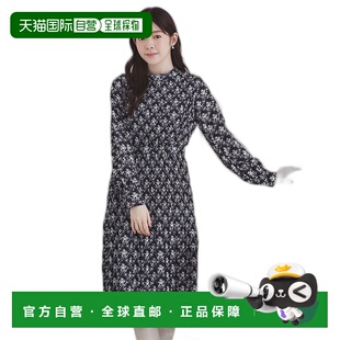 1h可退 日本直邮Index 女士小花纹褶皱连衣裙 洗衣机可 C58590312