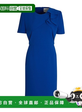 香港直邮Roland Mouret 迷你荷叶边连衣裙 RMPF24065M