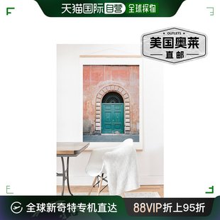 designsraisazwart deny 绿松石绿门 Trastevere 罗马艺术印刷品