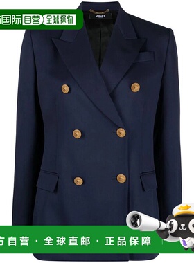 香港直邮VERSACE 女士西服 10134631A046491UI20 SS2024 黑色外套