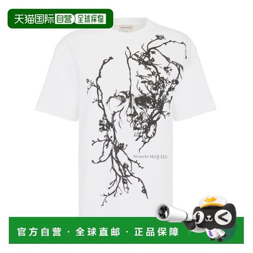 1h可退 香港直邮ALEXANDER MCQUEEN 24FW 短袖T恤 Women