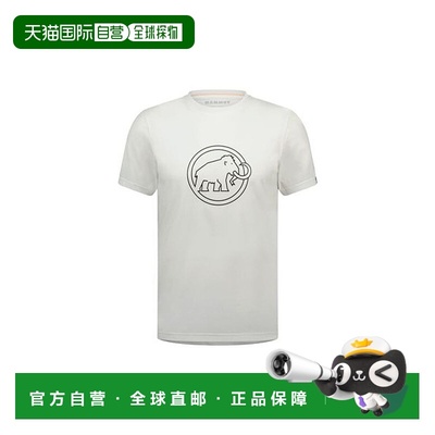 日本直邮 QD Logo Print T-Shirt AF Men 猛犸象男装T恤