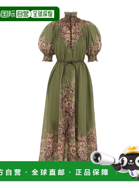 香港直邮Zimmermann 花卉图案连衣裙 1025DSS242