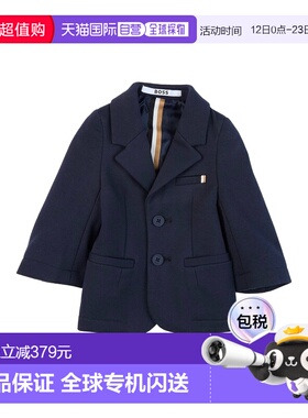 1h可退 香港直邮BOSS 波士 婴儿 西装外套童装 blue蓝色 舒适时尚