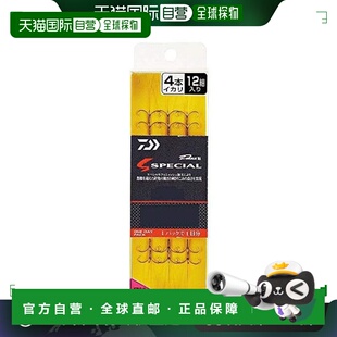 【日本直邮】Daiwa达亿瓦 钓鱼钩 双锥4爪钩型 (M) 7.0