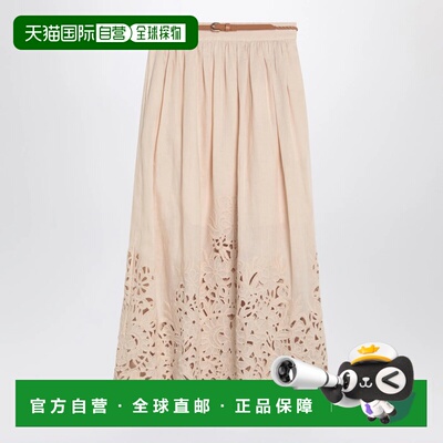 香港直邮ZIMMERMANN 女士半身裙 1745SRS251LICR SS2025 浅棕色