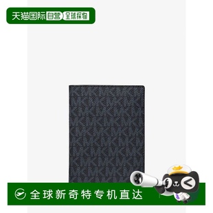 潮流便携简约 1h可退 美国直邮 michael_kors 徽标护照钱包正品