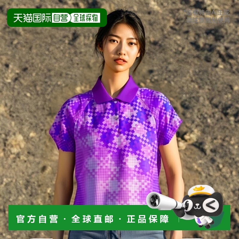 日本直邮LUCENT LADIES 比赛衬衫 XLP4791 网球 XLP4791 女式短袖