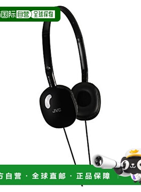 【日本直邮】JVC杰伟世普通有线耳机HA S160 B密封耳机折叠黑色