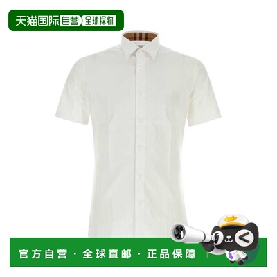 香港直邮BURBERRY 男士衬衫 8079594A1464 AW2024 白色 White pop