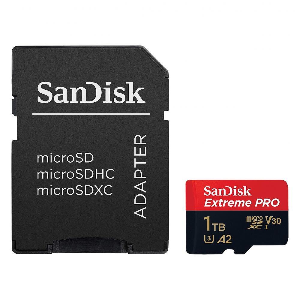 日本直邮Sandisk闪迪 microSDXC 1TB Extreme PRO A2 海外包装