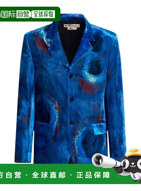 香港直邮MARNI 男士夹克 GUMU0099U1UTV952BBB44 SS2023 蓝色