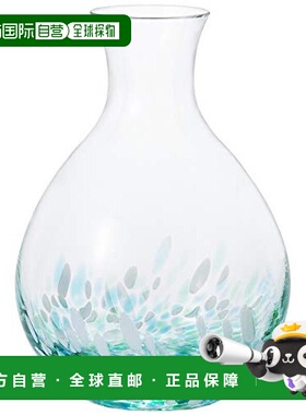 日本直邮Aderia阿德利亚 日本清酒玻璃杯套装 绿色365ml