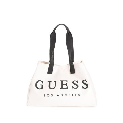 guess【美国奥莱】直发 帆布沙滩托特包 - 自然色