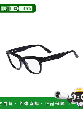 香港直邮VALENTINO 女士眼镜 V26861 AW2021 黑色 黑色徽标平光镜