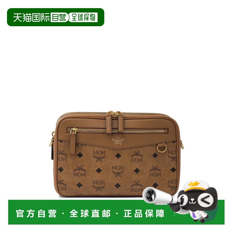 1h可退 香港直邮MCM 女士单肩包 MMRFAAK02COGNAC AW2025 棕色 Mc