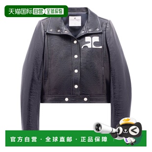 欧洲直邮courreges 女士 休闲西装皮衣西服