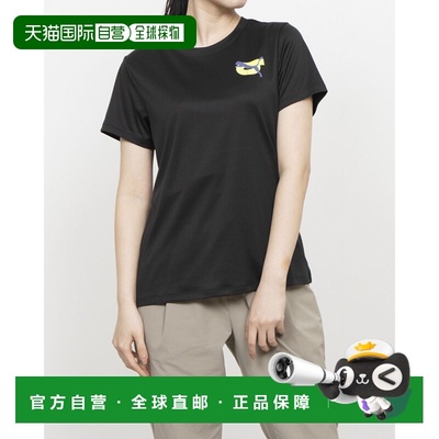 日本直邮PUMA 女款 GRAPHICS RUNNING 插画 T 恤黑色527284