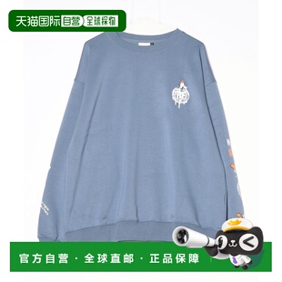 WEAR 男装 宽松版 1h可退 圆领卫衣 STREET 型 背 日本直邮VISION