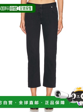 1h可退 香港直邮The Row 女士 Riaco 直筒裤 7516W2352 black黑色