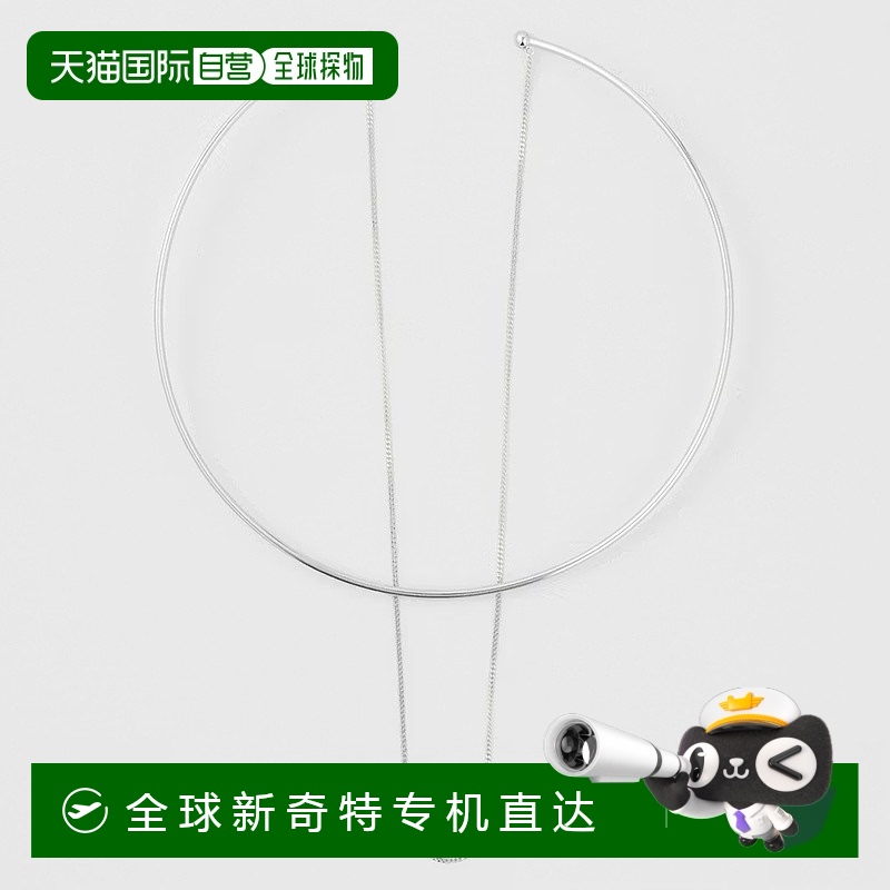日潮跑腿Agete阿卡朵银饰精致项链清新森系少女百搭设计银色