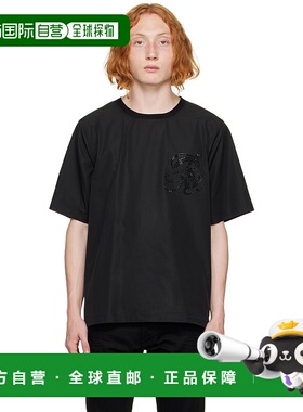 1h可退 香港直邮潮奢 Dsquared2 二次方 男士 黑色 Ibra Football