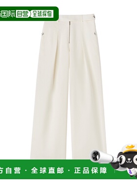 香港直邮Jil Sander 混纺阔腿裤休闲裤直筒裤 J02KA0202J45007