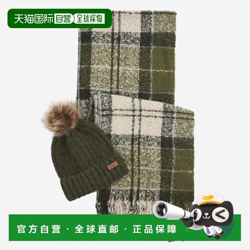 1h可退 香港直邮Barbour 女士围巾 LGS0077GN51 AW2026 花色 SALT
