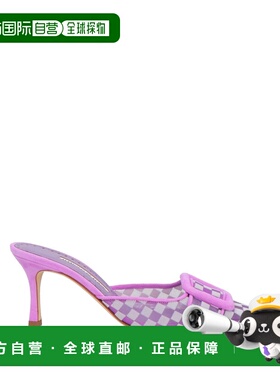 1h可退 香港直邮MANOLO BLAHNIK 莫罗 伯拉尼克 女士 Mules 木屐