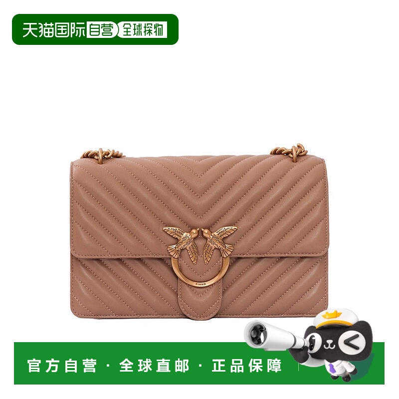 自营pinkoLove One Classic Dc Sheep Nappa Bag - brown 美国奥