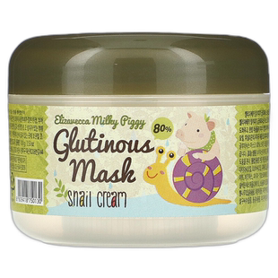 香港直邮伊丽莎白,Glutinous 80% Mask Snail Cream, 100 g正品