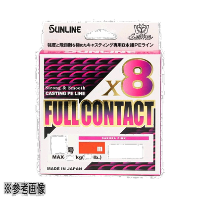 日本直邮 Sunline Saltimate Full Contact X8 400m 8号樱花粉【4