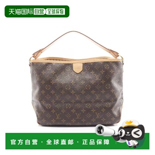 日本直邮中古LV路易威登女包A级95新Delightful PM涂层/防水帆布