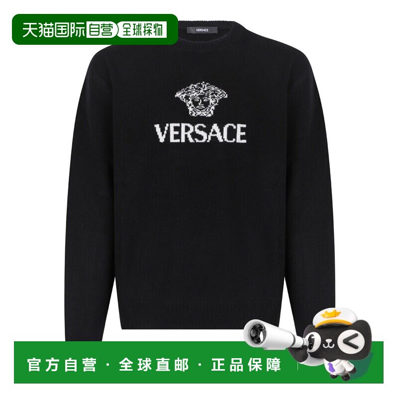 欧洲直邮versace 男士 帽衫运动夹克衫卫衣范思哲长袖